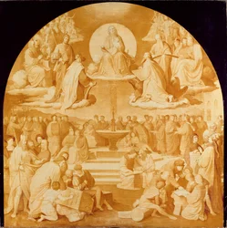 Il trionfo della religione nelle arti, prima del 1840